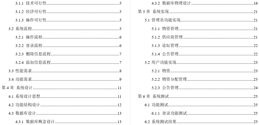 学校防疫物资管理平台的设计与实现毕业论文截图