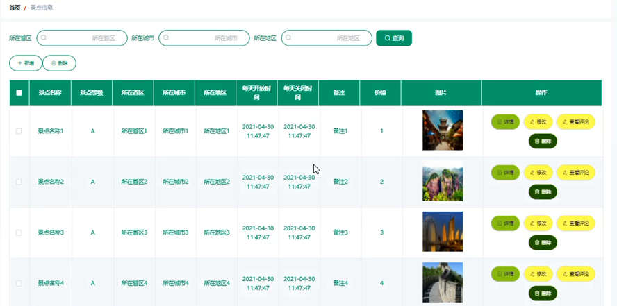 安康旅游网站的设计与实现