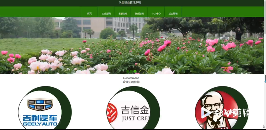 学生就业管理系统