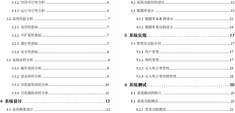 农产品仓库管理系统毕业论文截图