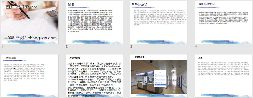 医院门诊挂号系统PPT截图