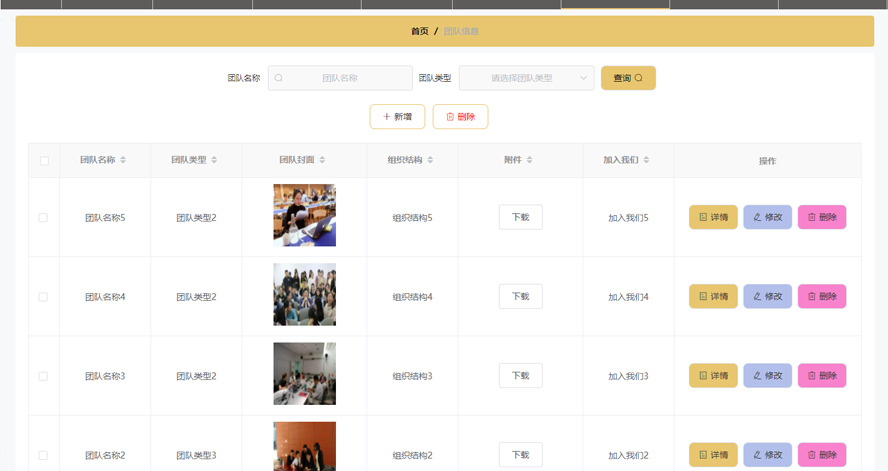 软件开发团队管理网站模板截图