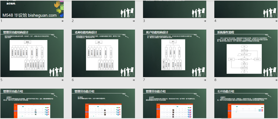 学生在线考试系统PPT截图